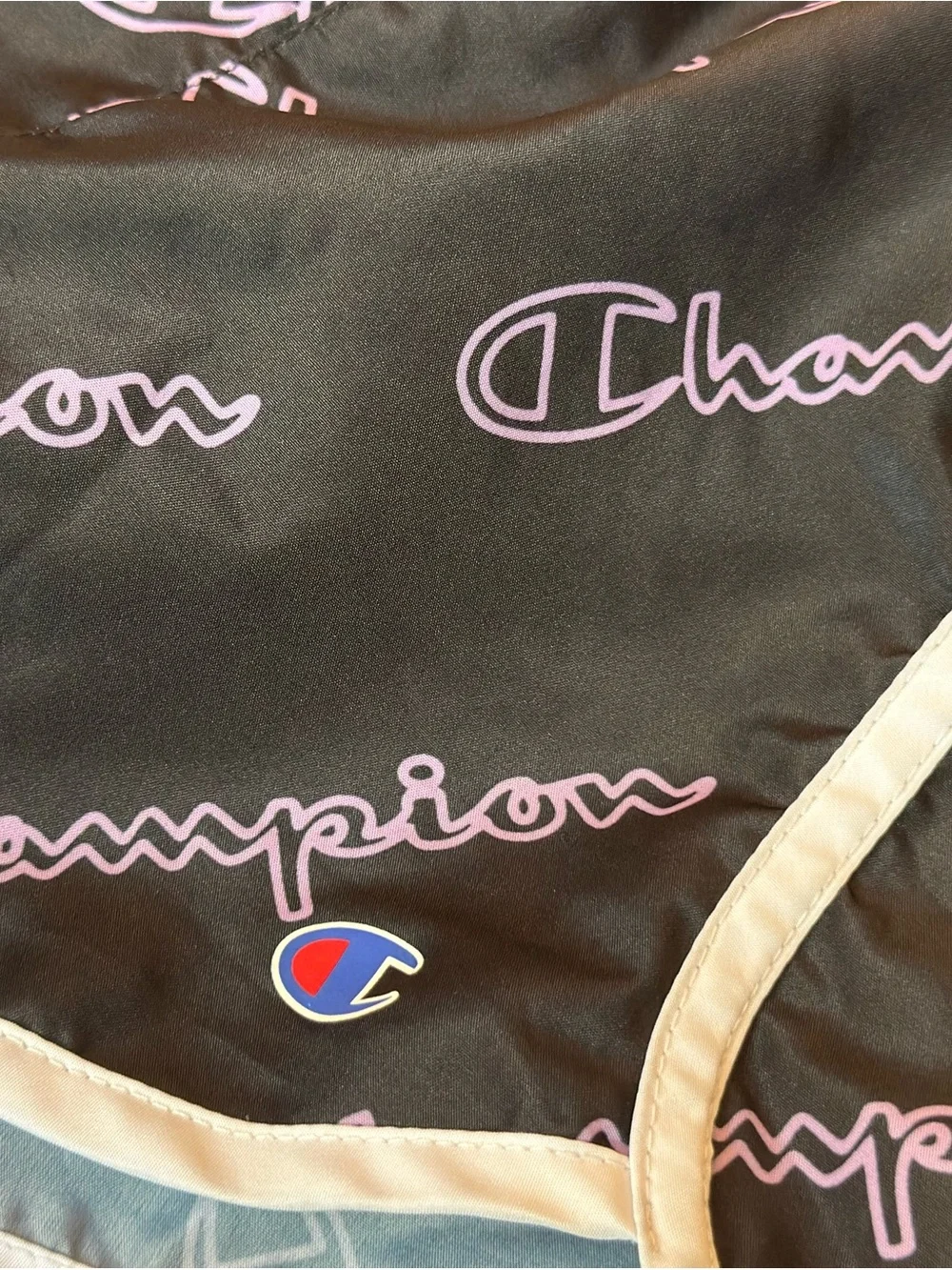 Champion Lavender and Black Girls' Logo Pajama Set